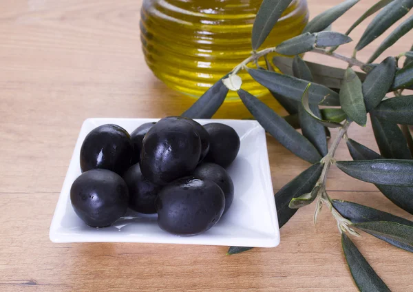 Aceitunas con fondo — Foto de Stock