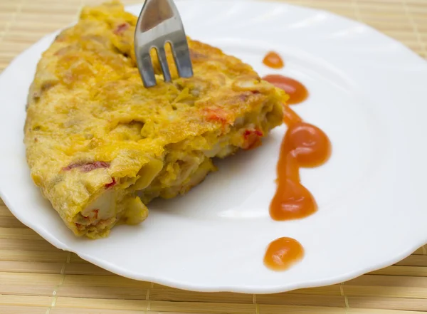 Španělská bramborová omeleta — Stock fotografie