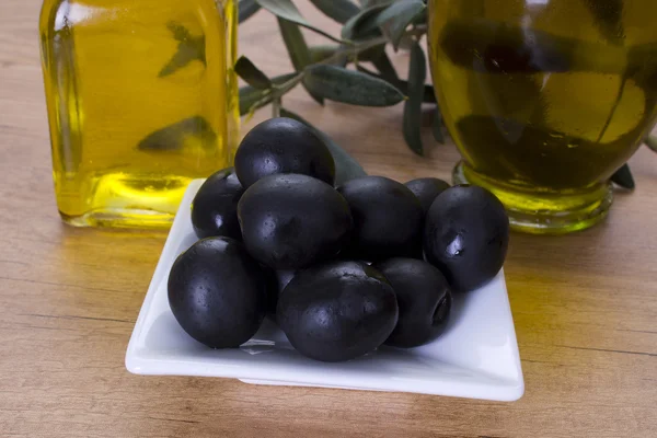 Aceitunas con fondo — Foto de Stock