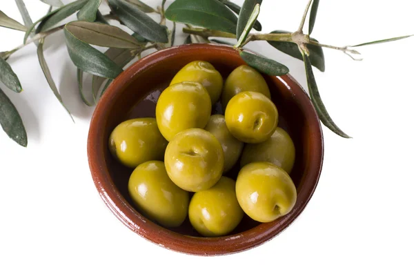 Oliven im Hintergrund — Stockfoto