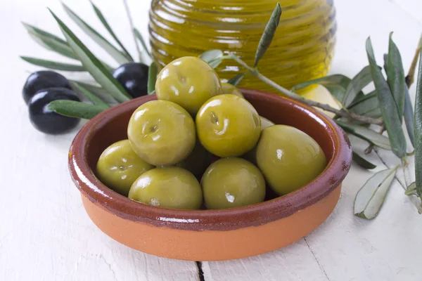 Olive su sfondo — Foto Stock