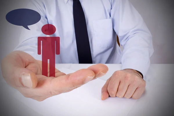 Businessman in the office — Stock Photo, Image