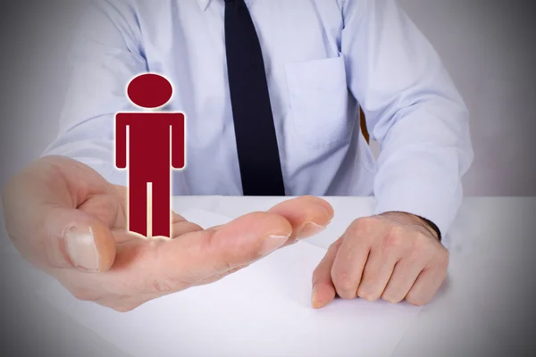 Businessman in the office — Stock Photo, Image