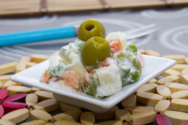 Sabrosa ensalada de patata — Foto de Stock