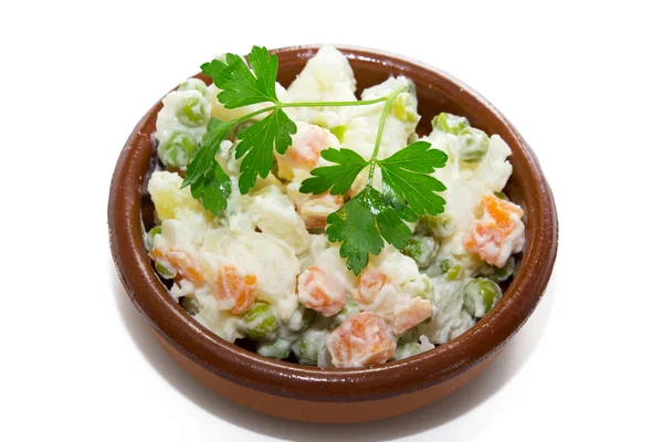 Fresh salad with background — Stock Photo, Image