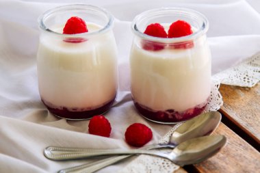 Masada ahududu ve yaban mersinli yoğurt