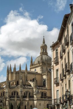 Segovia, İspanya ve Avrupa 'nın tarihi eser katedrali