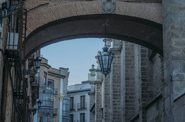 Monumentale Historische Straten Van Stad Toledo Spanje — Stockfoto