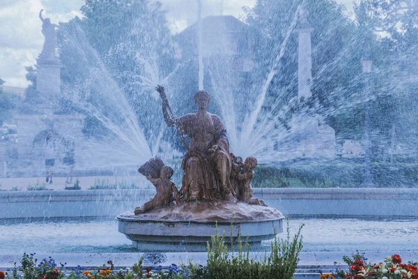 Fountain Royal Palace Aranjuez Madrid Spain Europe — 图库照片
