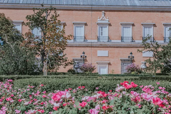 Сади Королівського Палацу Арджуес Мадрид Іспанія Європа — стокове фото