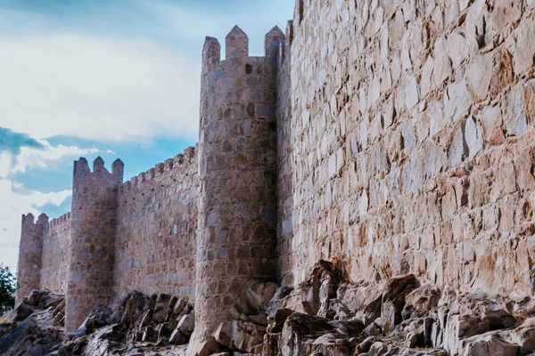 Avila Spanya Avrupa Nın Duvarı Veya Kulesi — Stok fotoğraf