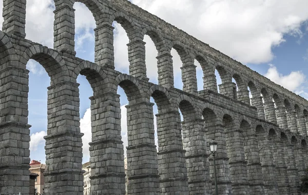 Acquedotto Monumento Storico Segovia Spagna Europa — Foto Stock
