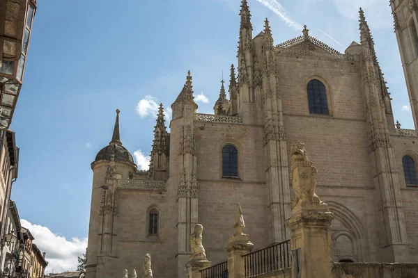 Kathedraal Van Segovia Spanje Europa Historisch Monument — Stockfoto
