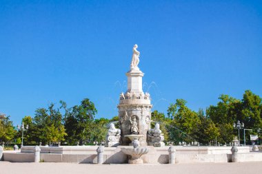 fountain of the royal palace of aranjuez ,madrid, spain, europe