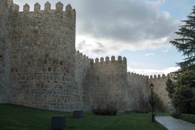 Historic monument, wall or fortress of Avila, Spain, Europe