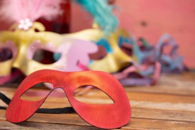 carnival mask with background. happy carnival holidays