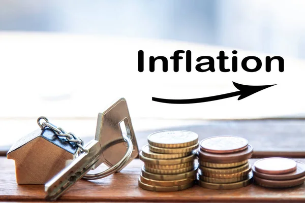 Yatırım Ipoteklerde Enflasyon Kavramı — Stok fotoğraf