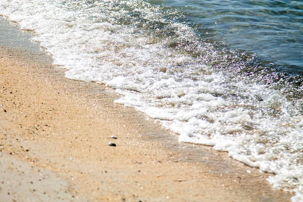 Vlny Pobřeží Pláže — Stock fotografie