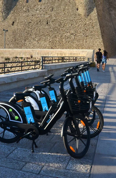 Termoli Molise Italy 2022 Electric Bike Sharing Stationl Front Swabian — ストック写真