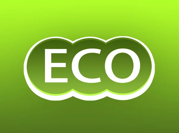 Эко-логотип — стоковое фото