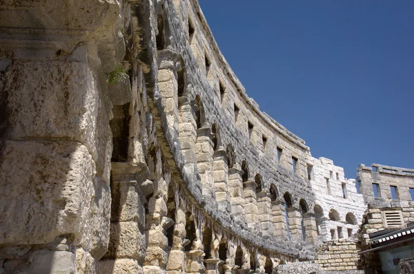 Romeinse amfitheater in Pula — Stockfoto