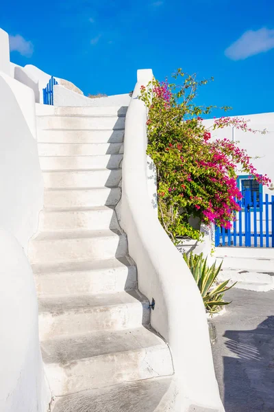 Vacker Vit Arkitektur Santorini Grekisk — Stockfoto