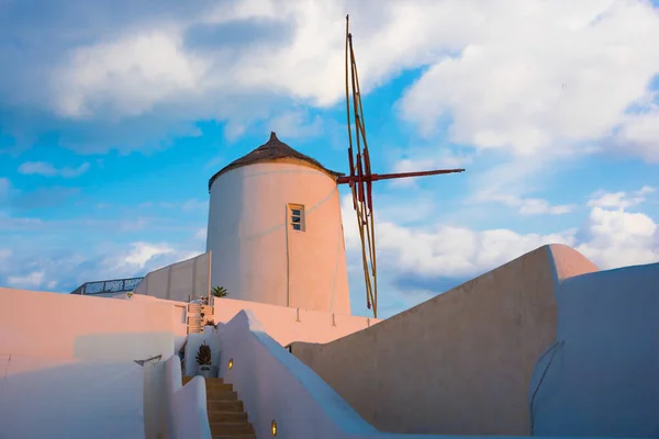 Белая Архитектура Острова Санторини Греция — стоковое фото