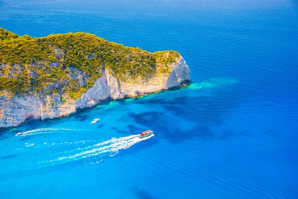 Aerial View Rocky Sea Coast — Stock Photo, Image