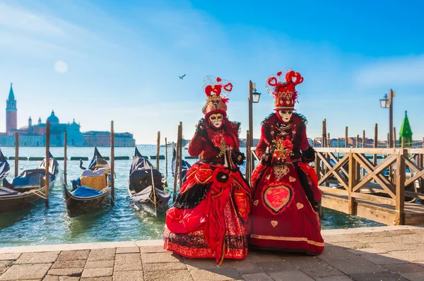 Venedik Talya Şubat 2017 Venedik Karnaval Maskesi — Stok fotoğraf