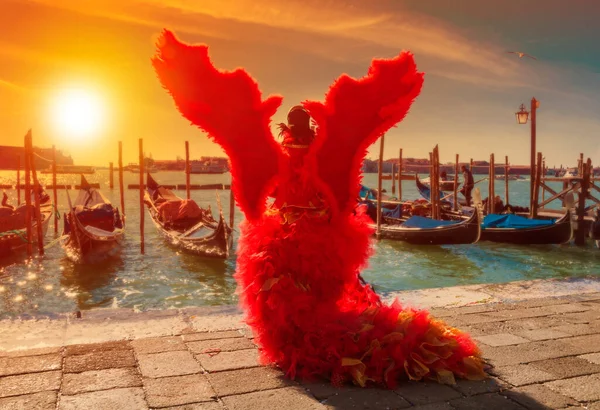 Venise Italie Circa Septembre 2017 Personnes Pendant Carnaval Venise — Photo