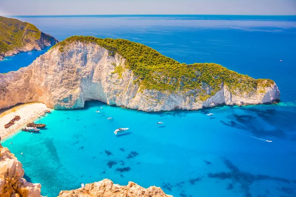 Navagio Bay Grekisk Europa — Stockfoto