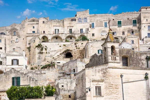 Vista Panoramica Della Bellissima Città Antica Matera — Foto Stock