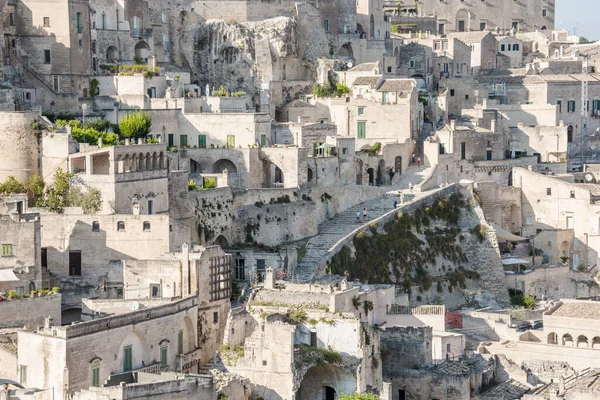 Foto Cênica Bela Cidade Antiga Matera Itália — Fotografia de Stock