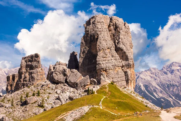 Vista Panorámica Los Alpes Dolomitas Italia —  Fotos de Stock