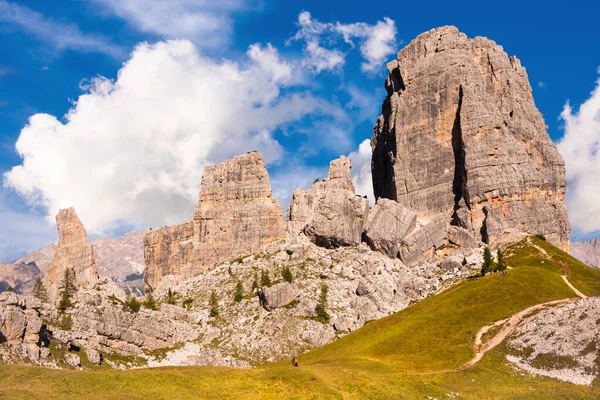 Vista Panorámica Los Alpes Dolomitas Italia — Foto de Stock