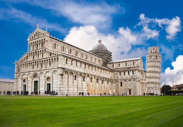 Pisa Talya Daki Katedral Manzarası — Stok fotoğraf