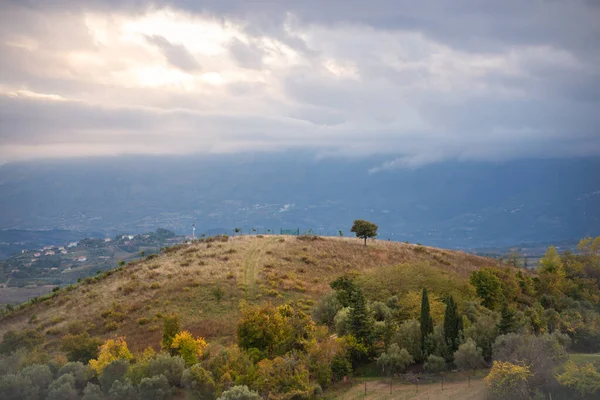 Colpo Scenico Bel Paesaggio Montagne — Foto Stock