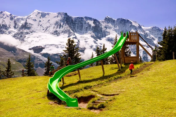 Wandelen Zwitserse Alpen — Stockfoto