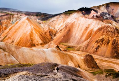 Çorak Topraklar Vadisi 'nin güzel manzarası Ulusal Park, Utah, ABD