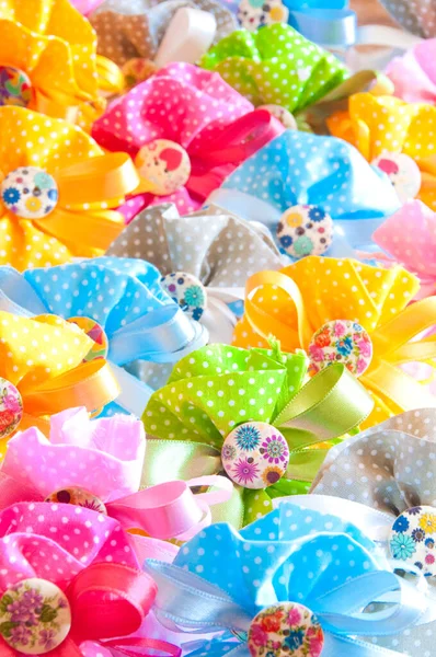 Bunte Bonbons Korb — Stockfoto