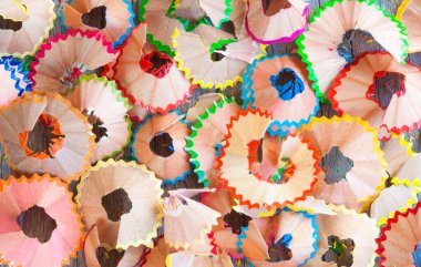 Keskinleştirilmiş renkli kalemler, arkaplan 