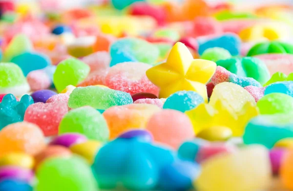 Fond Bonbons Gelée Colorée — Photo