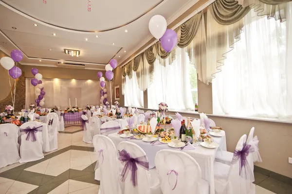 Свадебный зал со сферами Лицензионные Стоковые Фото