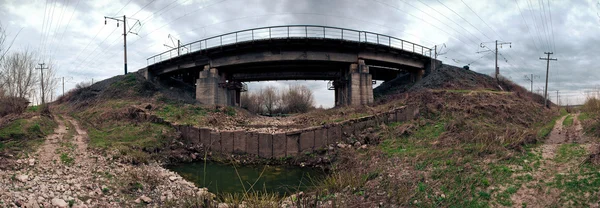 Panorama i Bridge — Stockfoto