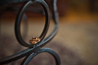 Bir koruma altın yüzük.