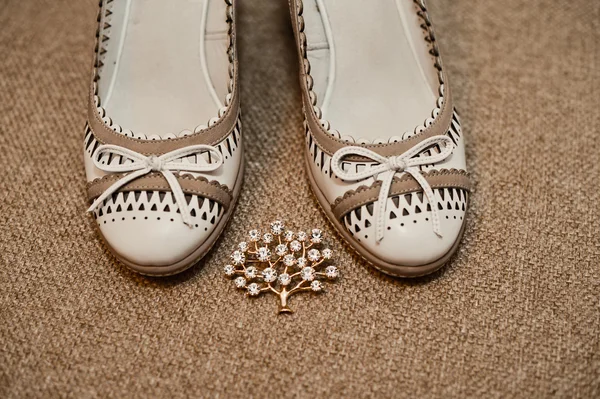 Zapatos de la novia 9 . — Foto de Stock