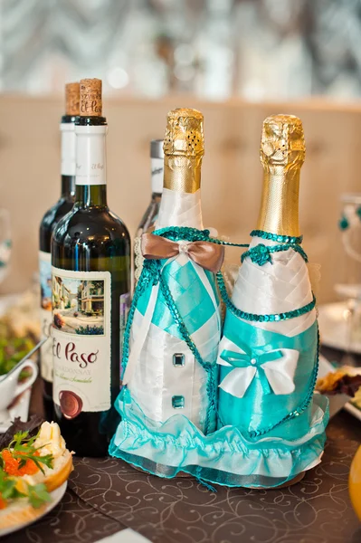 Ornaments for wine bottles. — Stock Photo, Image