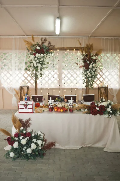 Ejemplo Del Diseño Sala Bodas Antes Celebración —  Fotos de Stock