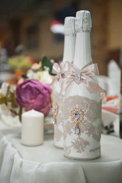 Eine Flasche Anzug Des Bräutigams — Stockfoto
