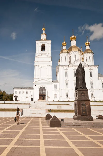 Необычная Площадь Центре Арзамаса — стоковое фото